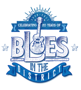 Blues 20th Anniversary logo